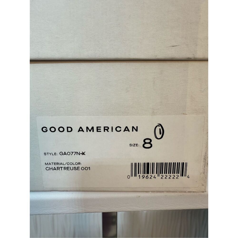 NIB Good American Clear Wedge Sandals - Picture 8 of 8